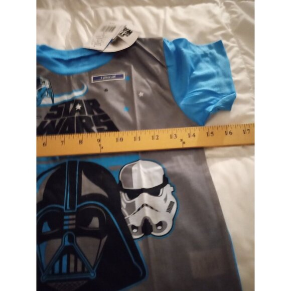 STAR WARS BOYS SIZE 8 frame resistant   3-PC PAJAMA SET - Picture 6 of 13